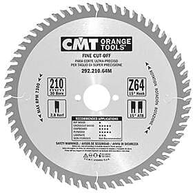 CMT Sågklinga för trä 292; 210x2.8x30.0 mm; Z64; 15°