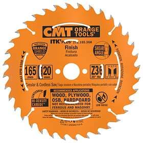 CMT Sågklinga för trä 272; 165x1.7x20; Z36; 20°