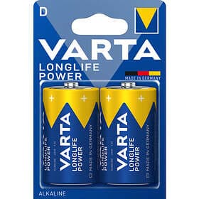 Varta Alkaliskt batteri LR20 D 1.5 V 16500 mAh High Energy (2 pcs) Blå