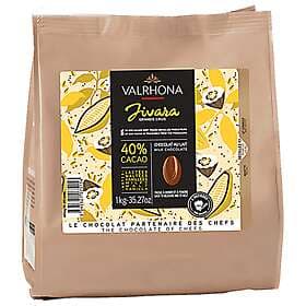 Valrhona Jivara milk Chocolate 40% 1kg