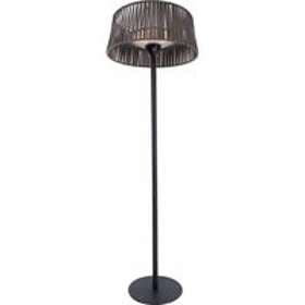 Sunred Lampadaire chauffant en corde Artix 2100 W halogène avec LED - Marron