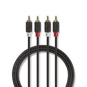 Nedis CABW24200AT10 2RCA - 2RCA 1m