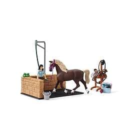 Schleich Horse Club 42438 Washing Area With Emily & Luna