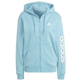 Adidas Essentials Linear Full-Zip French Terry Hoodie (Dame)