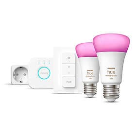 Philips Hue A60 Starter Kit 1100lm E27 9W 2-Pack