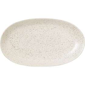 Broste Copenhagen Nordic Vanilla Oval Tallerken 30x17cm