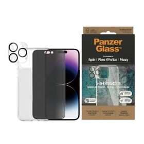 PanzerGlass™ 3-in-1 Privacy Protection Pack for iPhone 14 Pro Max