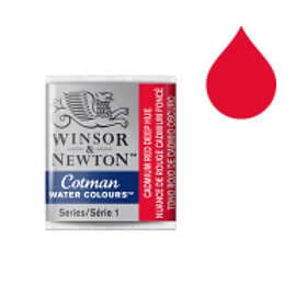 Winsor & Newton Cotman Akvarellfärg Cadmium Red Deep Hue 98 1.7ml