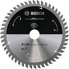 Bosch Sågklinga Standard for Aluminium 136×1.6/1.1×20mm 50T