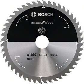 Bosch Sågklinga Standard for Wood 190×1.6/1.1×30mm 48T