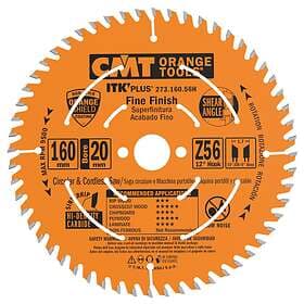 CMT Orange Tools Sågklinga ITK-Plus Kapning Fine cut 160x1.7x20 T56 W 273.160.56