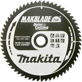 Makita MAKBLADE+ B-33495 Hårdmetall cirkelsågklinga 260 x 30 1 mm Antal tänder (per tum): 48 st