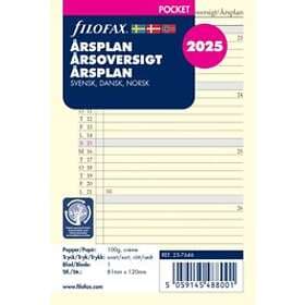 Årsplan 2025 Filofax Pocket 2025 Filofax S/D/N