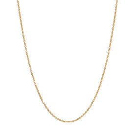 Mads Z Panser Chain Goldplated-40-42-45 cm (halskæde) Unisex 18 kt. forgyldt 925