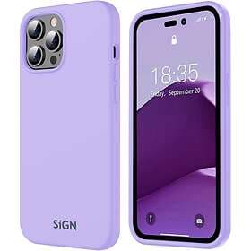 SiGN Liquid Silicone Case iPhone 14 Pro Lavender