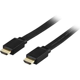 Deltaco Gold Flat HDMI - HDMI High Speed with Ethernet 1m