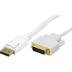 Deltaco DVI-D Single Link - DisplayPort 2m