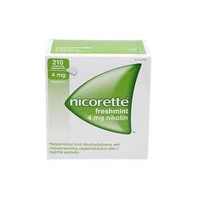 Nicorette Tuggummi Freshmint 4mg 210stk