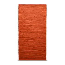 Rug Solid Rug Cotton matta 65x135 cm Solar orange (orange)