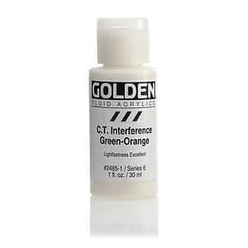 Golden Fluid Acrylics 30 ml - 2485 C.T. Interference Green-Orange