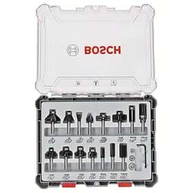 Bosch Fräs borrset ; 6 mm; 15 st.