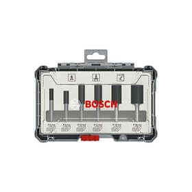 Bosch Fräs borrset 2607017465; 6 st.