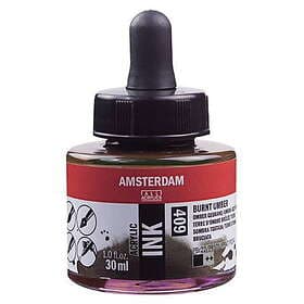 Amsterdam Ink Burnt Umber 30ml