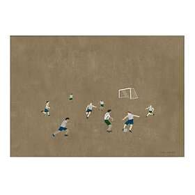 Fine Little Day Fotboll poster 50x70 cm Brun