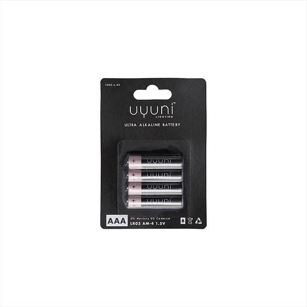 Uyuni Lighting Batteri AAA 4-pack 15V 1000mAh 1.5V UL-BA-AAA