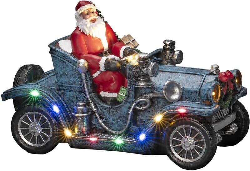 Konstsmide Gnosjö Santa in Car   4239-000