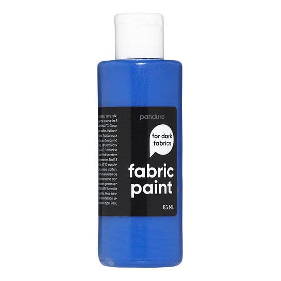 Fabric Paint 85ml – blå täckande textilfärg för mörkt tyg