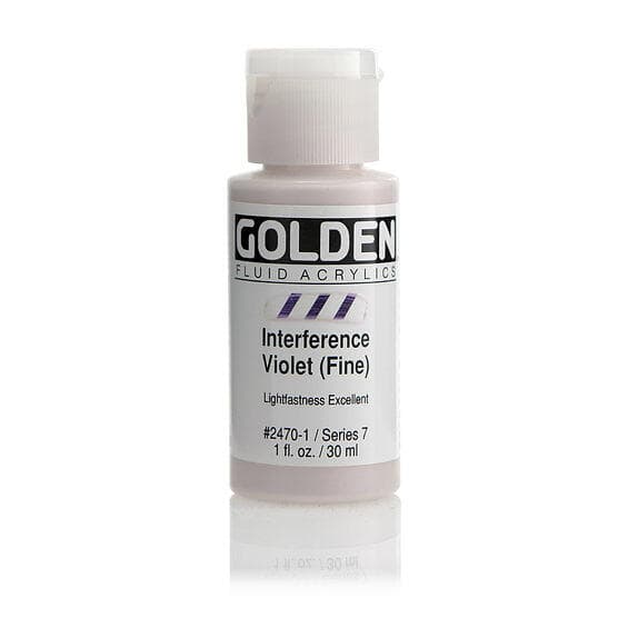 Golden Fluid Acrylics 30ml 2470 Interference Violet F.