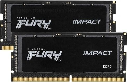 Kingston Fury Impact Black DDR5 5600MT/s 2x32GB KF556S40IBK2-64