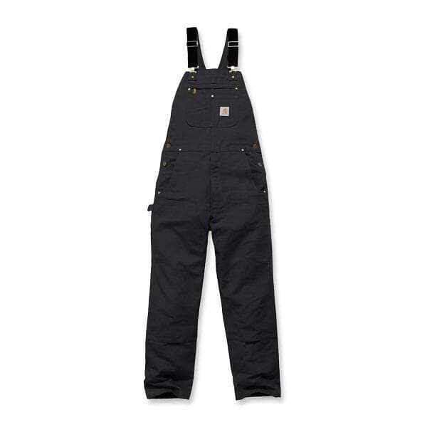 Carhartt Bib Overall Hängselbyxa svart 30-32