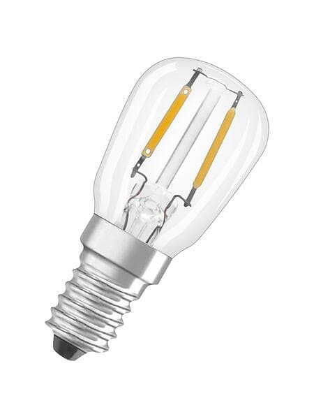 Osram LED-glödlampa T26 1.6W/827 (5W) filament clear E14