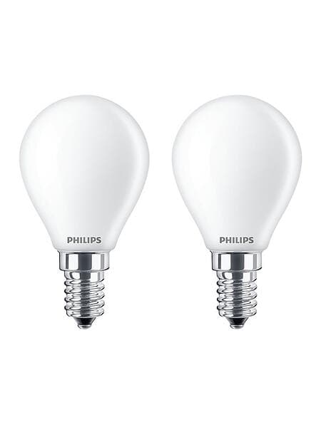 Philips LED-glödlampa LED CLASSIC 25W P45 E14 WW FR ND 2PF/6 E14