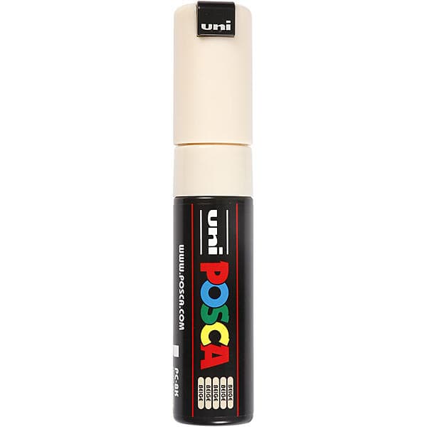 Posca Marker , nr. PC-8K, spets 8 mm, beige, 1 st.