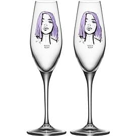 Kosta Boda Kosta Boda All About You Forever Mine Champagne Glass 23cl 2-pack