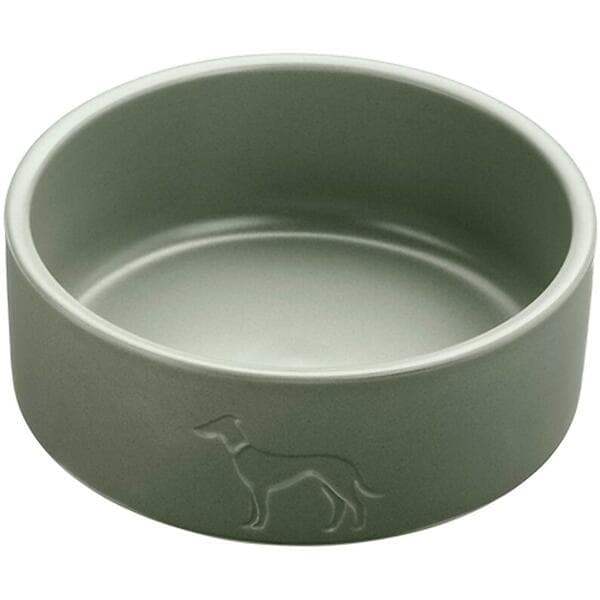 Hunter Dog & Cat Feeding Bowl Osby Ceramic Green 1100ml/ø16cm