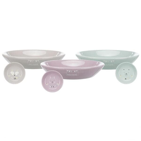 Trixie Junior Ceramic Bowl Various Colours Mix 0.2L