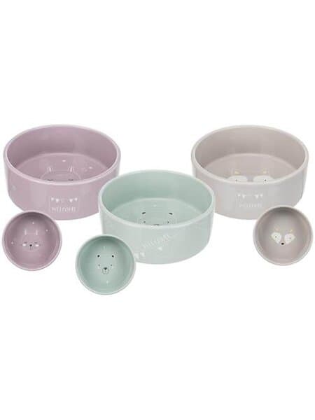 Trixie Junior Ceramic Bowl Various Colours Mix 0.3L