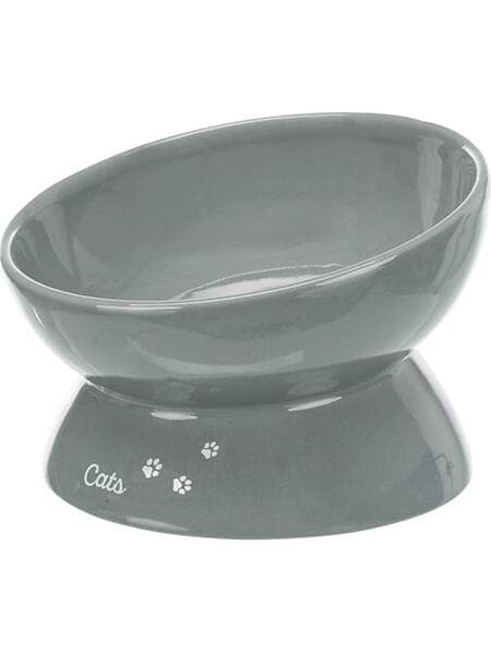 Trixie Elevated Ceramic Bowl XXL Gray 350ml/ø17cm