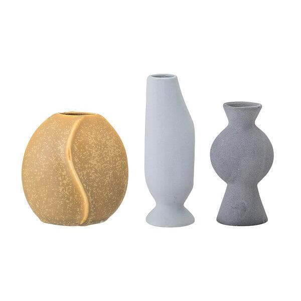 Bloomingville Vase stengods 3-pack Multi