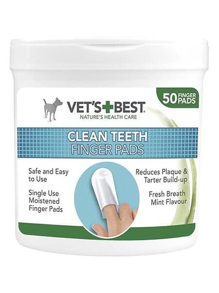 Vet's Best Vet’s Clean Teeth Finger Pads 50-pack