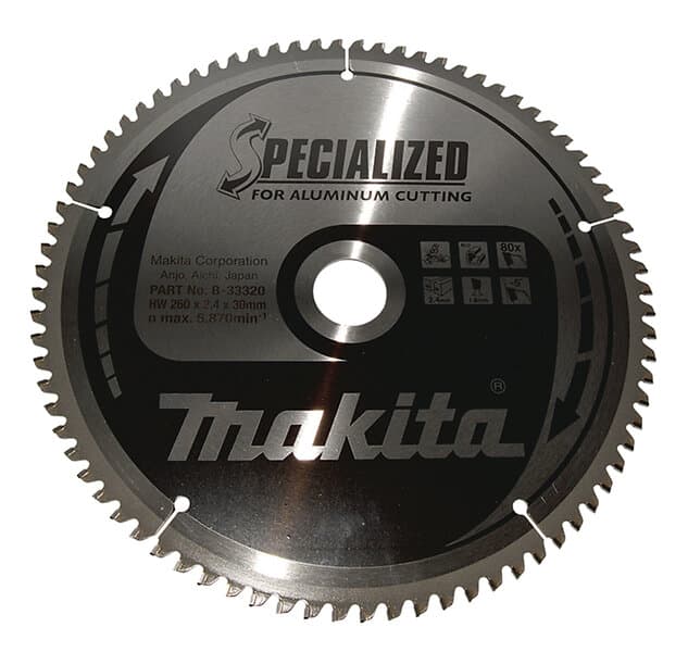 Makita Sågklinga B-33320; 260x30 mm; Z80; -5°