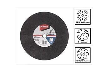 Makita Kapskiva B-10665-5; 355x3 mm; 5 styck; för metall