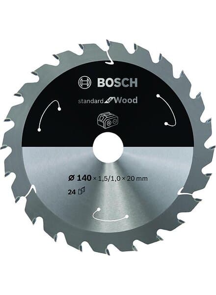 Bosch Sågklinga för trä Standard for Wood 2608837671; 140x20 mm; Z24