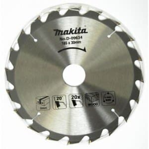 Makita Sågklinga för trä ; 185x2x30.0 mm; Z20; 20°