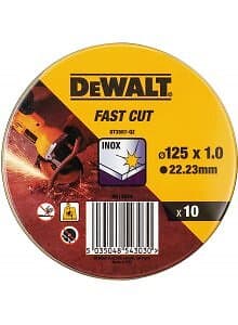 Dewalt Kapskiva DT3507-QZ; 125x1mm; 10 st.