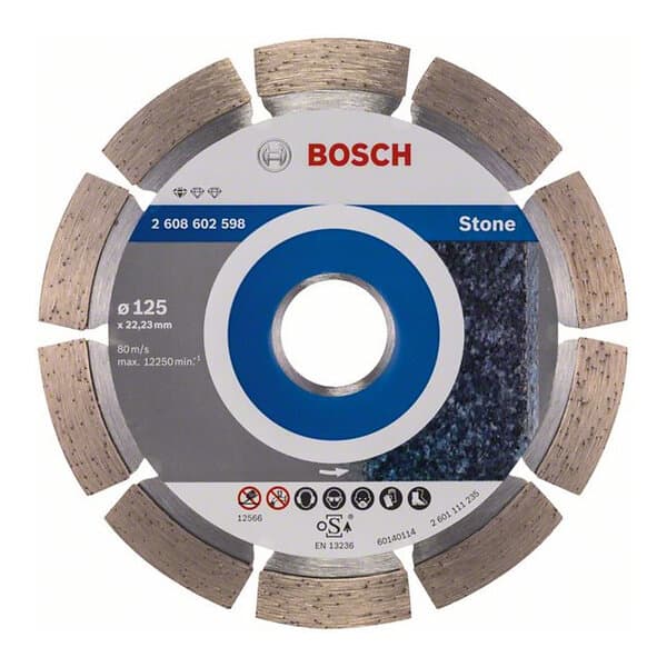 Bosch Diamantkapskiva PROFESSIONAL FOR STONE; 125 mm